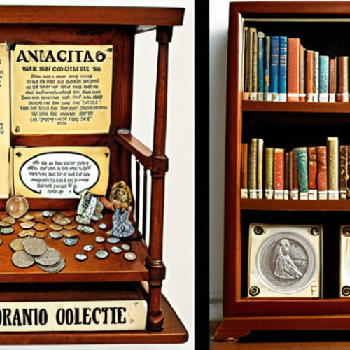 Home 17 **Prompt 1: "The Collector vs. The Investor's Mindset"**
A split image, depicting two contrasting approaches to collectibles. On the left, a warm, inviting scene of a passionate collector's shelf, filled with diverse items like vintage toys, comic books, and old coins, displayed with personal sentiment and nostalgia, perhaps a hand gently touching a cherished piece. On the right, a cool, analytical scene: an investor meticulously examining a rare, graded collectible with a magnifying glass, surrounded by digital charts, market data, and graphs on multiple screens, symbolizing strategic financial evaluation and a focus on market trends. The overall aesthetic should convey both the emotional connection and the analytical precision, with a subtle nod to Brazilian/Portuguese cultural style in the items or setting.