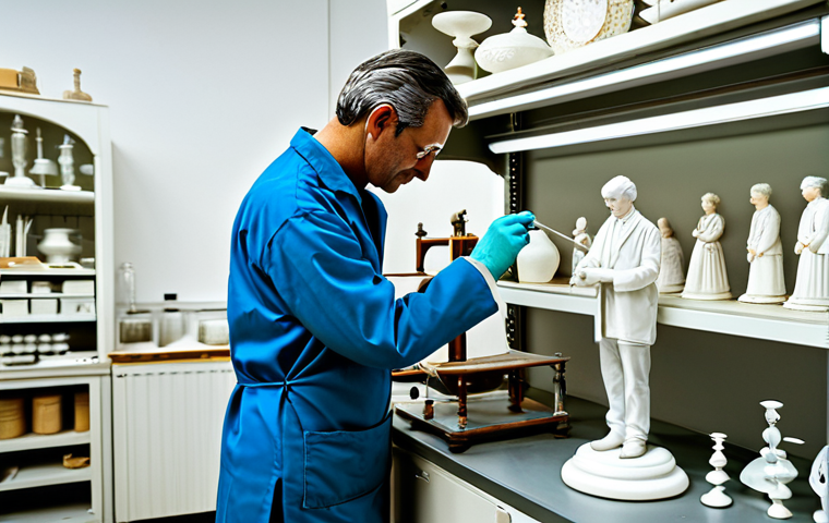 전문가 인터뷰  수집품 가치 평가 - Valuation Expertise**

"A seasoned art collector, fully clothed in a tweed suit, consulting with an ...