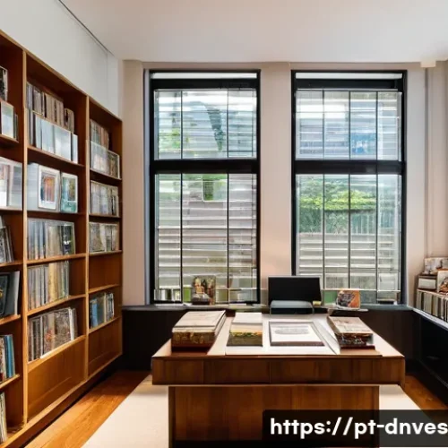 비즈니스로서의 수집품 투자 - A detailed scene of a collector’s elegant study room in São Paulo, filled with glass display cases s...
